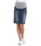 Джинсовая юбка для беременных Наст